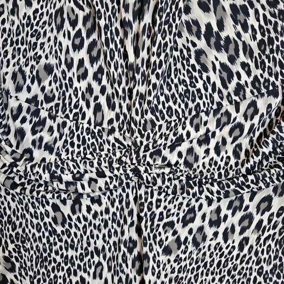 Julian Taylor New York Sleeveless Womens 14 animal print fit and flare - Picture 2 of 10